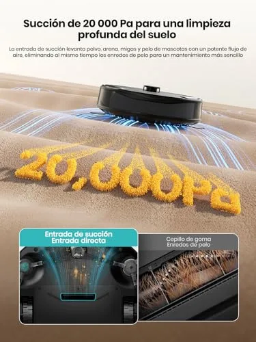 Lefant ▫️ M210 Pro Omni – Aspirador e esfregador de chão robótico para animais de estimação, 20 000 Pa 2