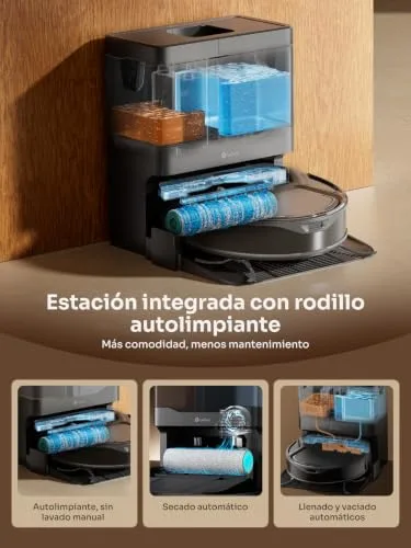 Lefant ▫️ M210 Omni – Aspirador e esfregador de chão robótico, 20 000 Pa, sem emaranhamentos 2