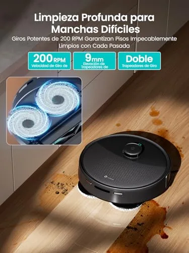 Lefant ▫️ Aspirador e esfregador de chão robótico com base 4 em 1 e esvaziamento automático M3 MAX 6