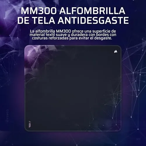Corsair ▫️ Tapete de rato grande MM300 Sci-Fi Dark – Azul-marinho 2