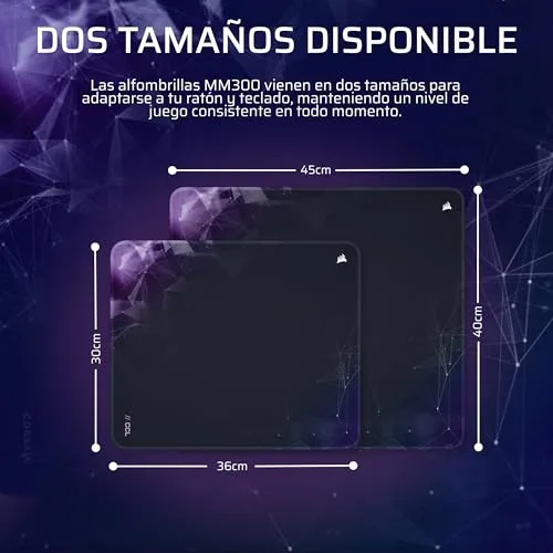 Corsair ▫️ Tapete de rato grande MM300 Sci-Fi Dark – Azul-marinho 5