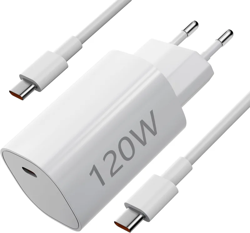 Ruilezyo ▫️ Carregador USB-C de 120 W para Xiaomi 14T Pro, 15T Pro, 15 Ultra, 15T, Poco F8 Pro, X7 Pro, F7 Ultra e F6; adaptador de corrente GaN de 120 W Turbo Hyper Charger para Redmi Note 14 Pro+ e 13✓