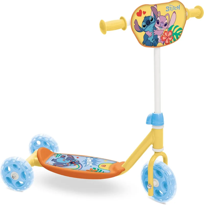 Mondo ▫️ Toys – Stitch Disney My First Scooter: Patinete de 3 rodas para bebés a partir dos 2 anos - 28812