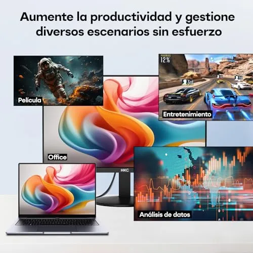 HKC ▫️ Monitor de jogos de 27 polegadas, 144 Hz, painel IPS, 99 % sRGB, Adaptive Sync 6