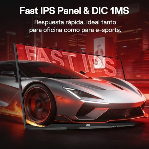 HKC ▫️ Monitor de jogos de 27 polegadas, QHD, Fast IPS, 260 Hz (OC 275 Hz), 1 ms 3