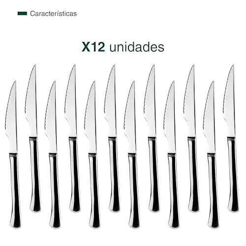 JAY ▫️ Lacor - - 12001001 - Conjunto de 12 facas para carne, Coleção Basic 5