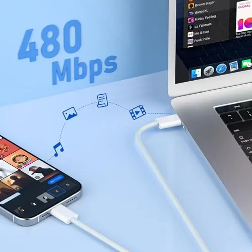 YISH ▫️ Carregador USB-C com carregamento rápido de 45 W: GAN PD 3.0, tomada USB-C, carregador compacto de carregamento rápido tipo C para smartphones e tablets, com cabo tipo C a C de 60 W 7