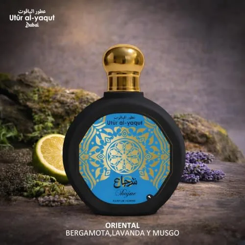 Utūr al-yaqut ▫️ Utur Al-Yaqut SHUJAE Conjunto de 2 perfumes masculinos EDP de 100 ml 2