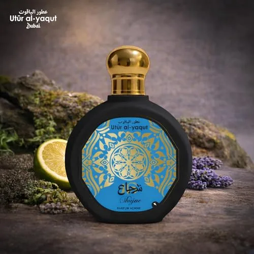 Utūr al-yaqut ▫️ Utur Al-Yaqut SHUJAE Conjunto de 2 perfumes masculinos EDP de 100 ml 5