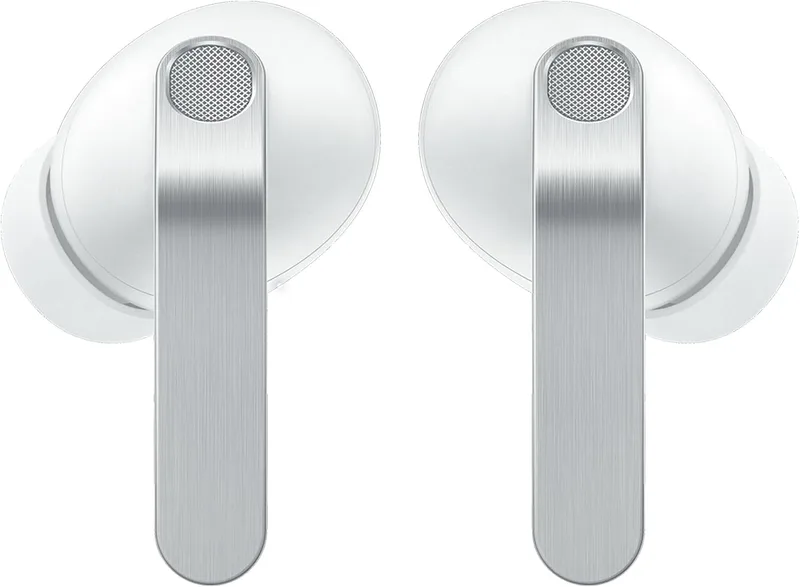 Samsung ▫️ Galaxy Buds4 Pro, Auscultadores Bluetooth, Áudio Hi-Fi, Cancelamento de Ruído Adaptativo, Chamadas super nítidas, Assistente de IA, Garantia do fabricante de 3 anos + 1 ano extra, Branco (Versão espanhola)