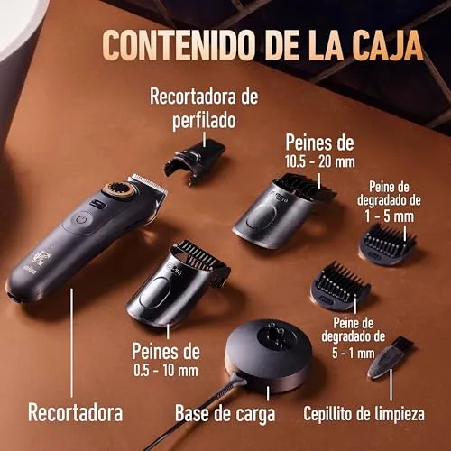King C. Gillette ▫️ Máquina de barbear para homem Pro Max com 6 acessórios 6