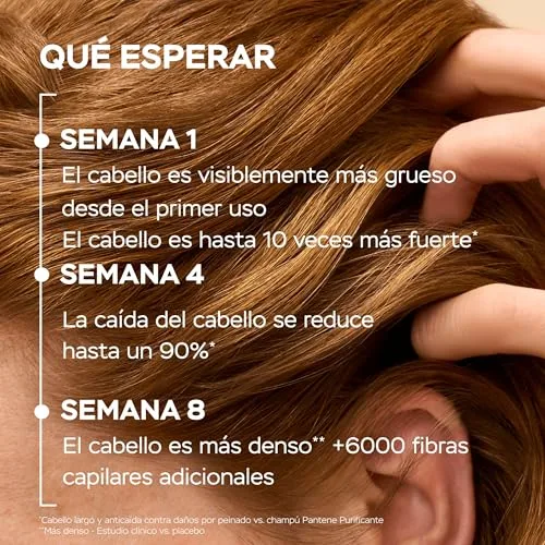 Pantene ▫️ Grow Abundant Máscara Anticaída para um Cabelo Mais Forte e Denso, 300 ml 4