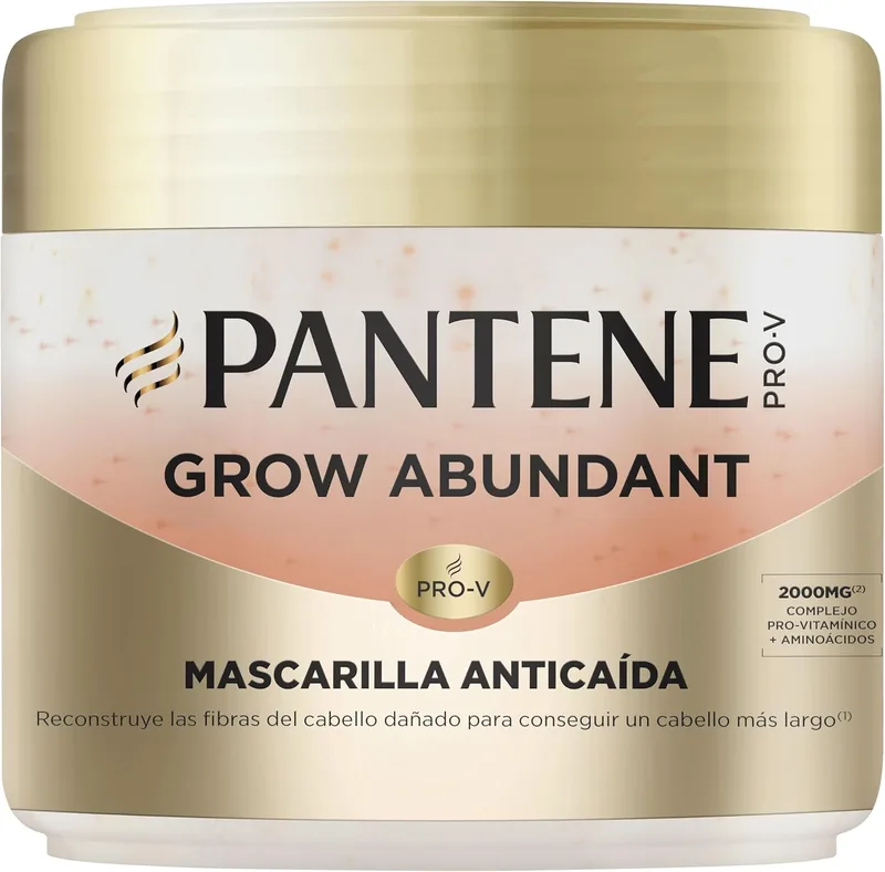 Pantene ▫️ Grow Abundant Máscara Anticaída para um Cabelo Mais Forte e Denso, 300 ml