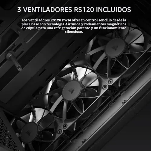 Corsair ▫️ 3200D RS Caixa para PC semitorre – Fumo 5