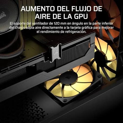 Corsair ▫️ 3200D RS Caixa para PC Semitorre ARGB – Preto 4