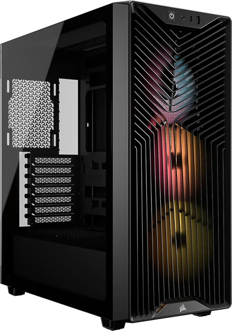 Corsair ▫️ 3200D RS Caixa para PC Semitorre ARGB – Preto