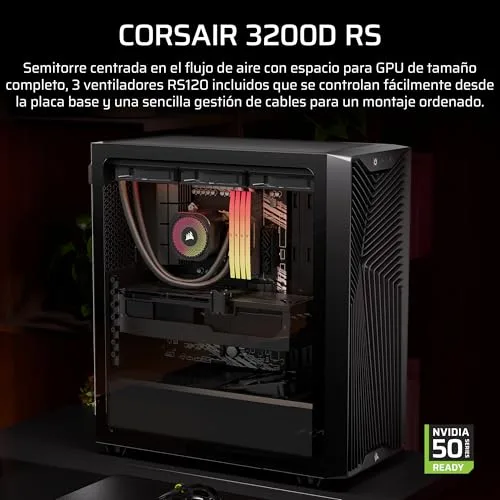 Corsair ▫️ 3200D RS Caixa para PC semitorre – Preto 2