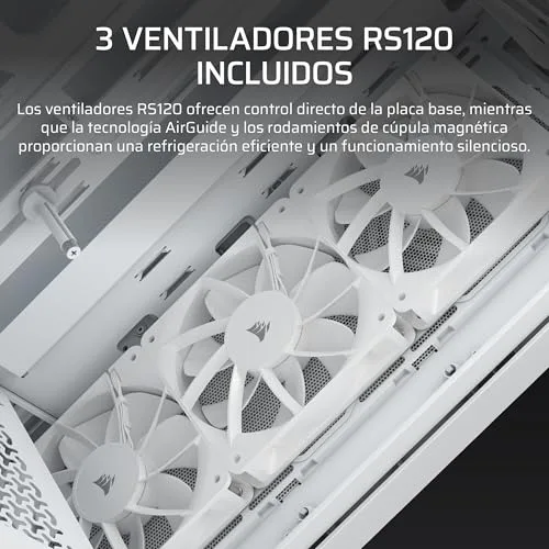 Corsair ▫️ 3200D RS Caixa para PC semitorre – Branco 5