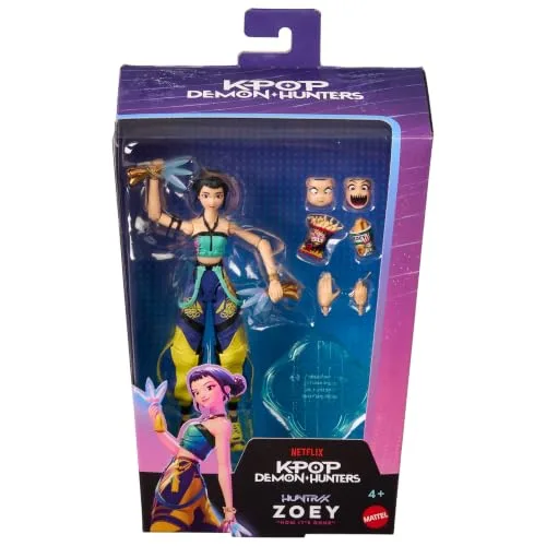 Mattel ▫️ KPOP Demon Hunters Figura de ação HUNTR/X Zoey 6