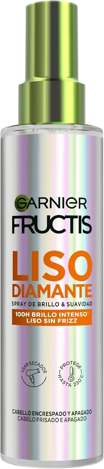 Garnier ▫️ Fructis Liso Diamante Spray de Brilho e Suavidade, 150 ml