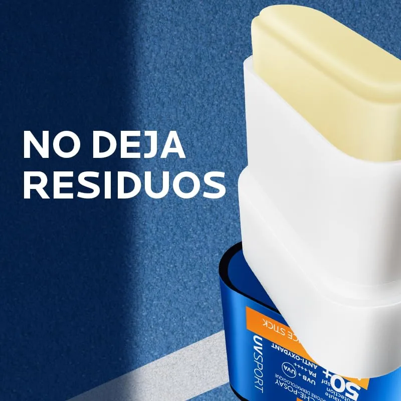 La Roche-Posay ▫️ Anthelios UVSPORT pro-Resistance Stick FPS 50+, 10 ml | Concebido para atividades de alta intensidade; resiste ao suor durante 120 minutos e protege contra os raios UV. 6