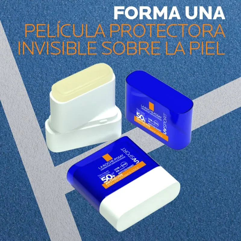 La Roche-Posay ▫️ Anthelios UVSPORT pro-Resistance Stick FPS 50+, 10 ml | Concebido para atividades de alta intensidade; resiste ao suor durante 120 minutos e protege contra os raios UV. 7