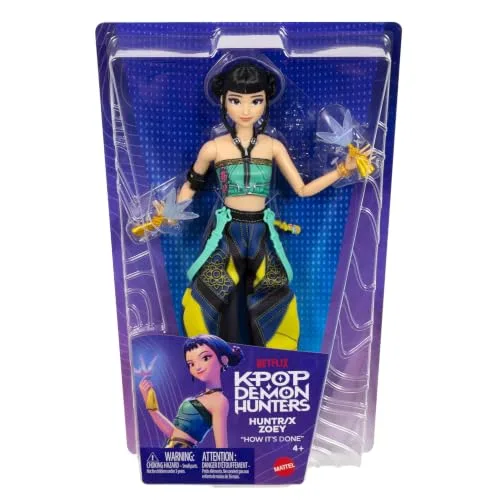 Mattel ▫️ KPOP Demon Hunters HUNTR/X Zoey Boneca de Moda 6