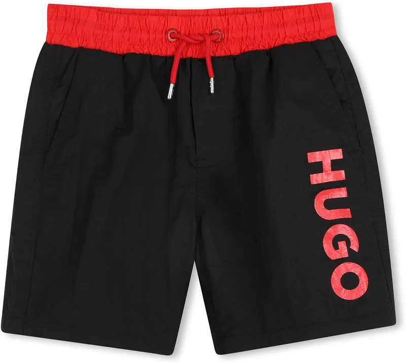 HUGO ▫️ Fato de banho, Estampado, Menino, Preto, 12 anos
