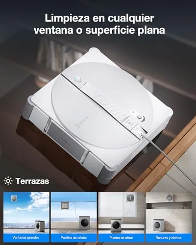 ECOVACS ▫️ Robô limpador de vidros WINBOT W3 OMNI com estação multifunções, autolavagem do esfregão, limpeza inteligente de bordas, pulverizador triplo, controlo através da aplicação e proteção em 12 fases 6