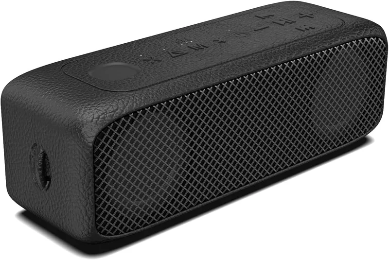JUOVI ▫️ Altifalante Bluetooth portátil 20W, altifalante potente à prova de água IP68 com música 24H, Bluetooth 6.0, altifalante Bluetooth estéreo TWS, compatível com cartão TF e AUX, exterior, casa e viagem