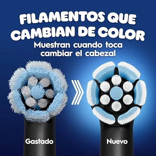 Oral-B ▫️ iO Kids Marvel Spiderman - Cabeças de escova para crianças a partir dos 6 anos, embalagem de 8 5