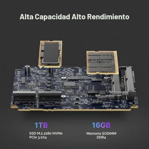 BOSGAME ▫️ P4 Ultra com AMD Ryzen 7 7730U e SSD de 1 TB – Melhor do que 512 GB 4