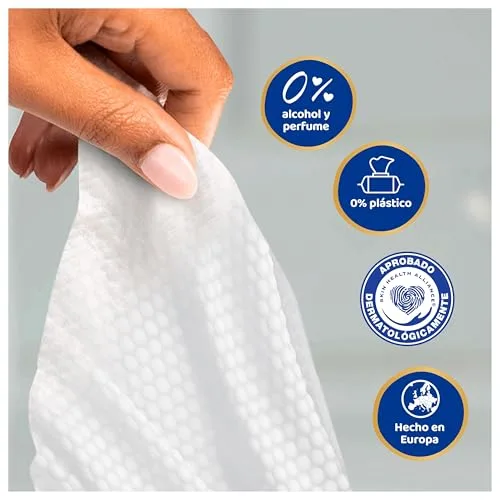 DODOT ▫️ Toalhitas Pure Aqua com textura suave para bebés, 900 toalhitas (15 embalagens de 60 unidades), com loção composta por 99% de água 4