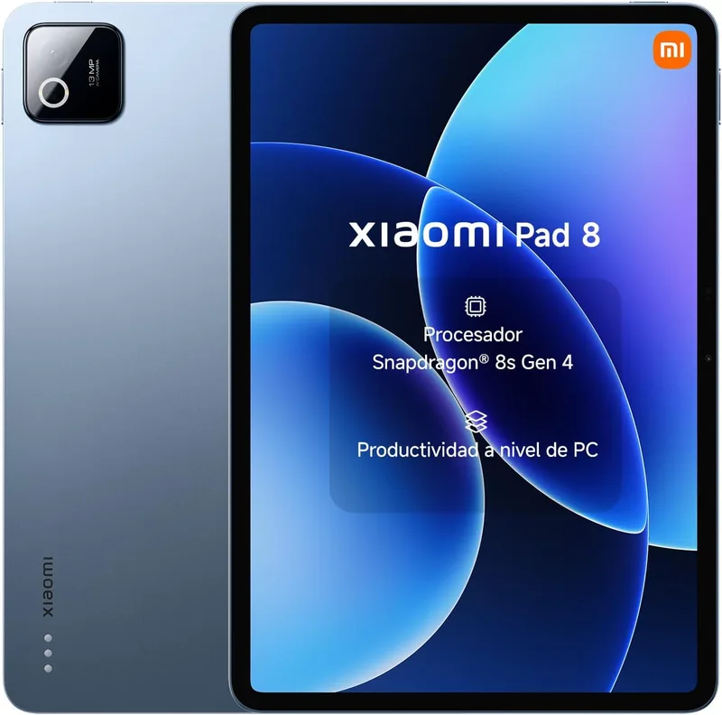 Xiaomi ▫️ Tablet Pad 8 de 11,2 polegadas, 8 + 128 GB, Snapdragon® 8s Gen 4 - Azul