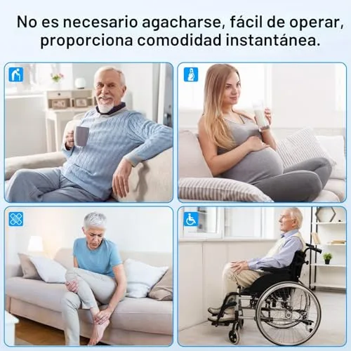 AMIPOW ▫️ Tomada com controlo remoto, tomada sem fios de 16 A e 3840 W, alcance de funcionamento de 100 pés, com controlo remoto magnético para eletrodomésticos e candeeiros 4