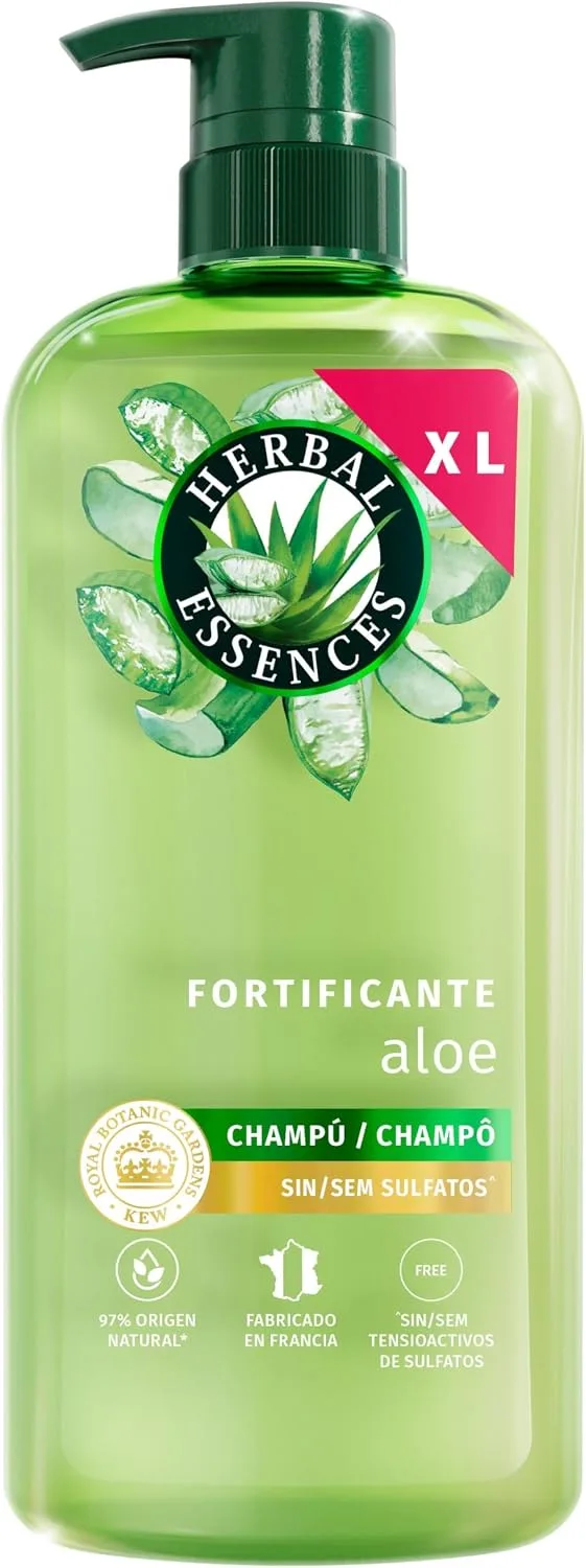 Herbal Essences ▫️ Aloe Champô Sem Sulfatos, Fortificante, 650 ml