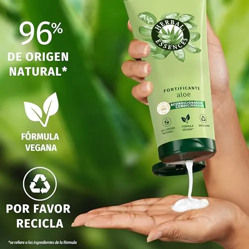 Herbal Essences ▫️ Aloe Condicionador Fortificante para Cabelo Enfraquecido 350 ml 4