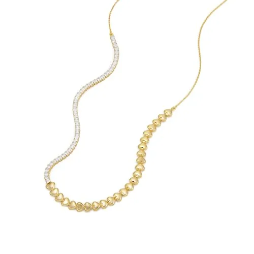 Fossil ▫️ Sutton JA7302710 - Colar de latão dourado para mulher 3