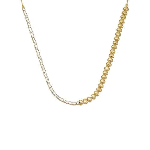 Fossil ▫️ Sutton JA7302710 - Colar de latão dourado para mulher 4