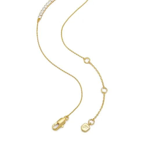Fossil ▫️ Sutton JA7302710 - Colar de latão dourado para mulher 5