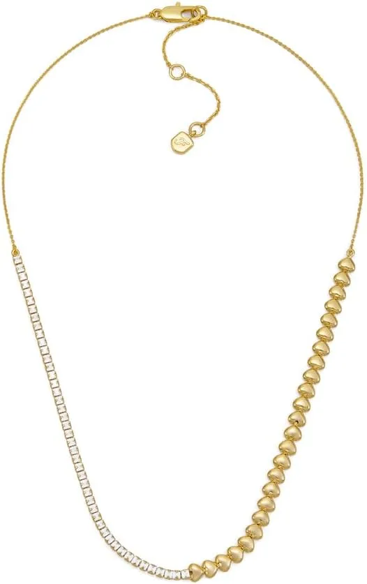 Fossil ▫️ Sutton JA7302710 - Colar de latão dourado para mulher