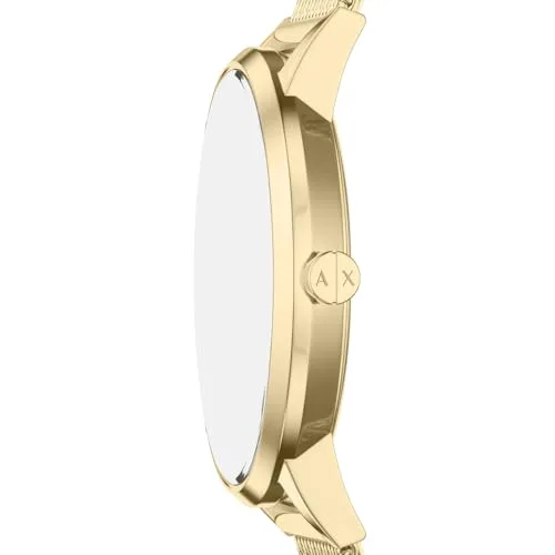 Armani Exchange ▫️ Relógio para mulher, movimento de quartzo com três ponteiros e caixa de 36 mm com bracelete em pele 4
