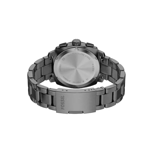 Fossil ▫️ Relógio New Machine para homem, movimento cronógrafo de quartzo de 44 mm com bracelete em aço inoxidável ou couro 5