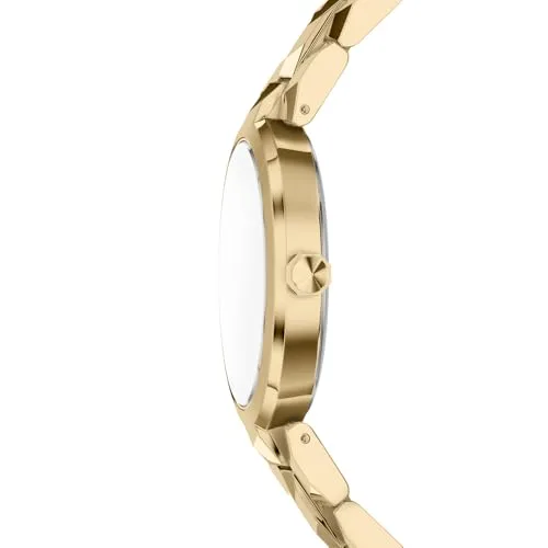 Armani Exchange ▫️ Relógio para mulher, movimento de quartzo com dois ponteiros e caixa de 34 mm com bracelete em aço inoxidável ou couro 4