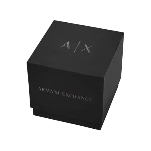 Armani Exchange ▫️ Relógio para mulher, movimento de quartzo com dois ponteiros e caixa de 34 mm com bracelete em aço inoxidável ou couro 6