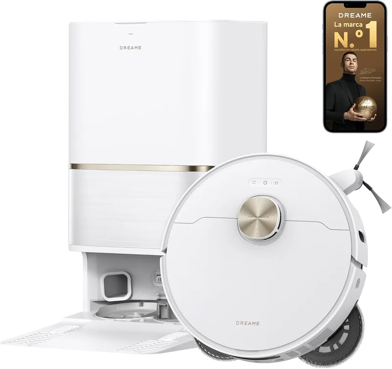 dreame ▫️ Robô aspirador L50 Ultra Ae, autolimpeza a 100 °C, sucção de 28 000 Pa