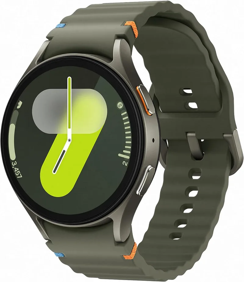 Samsung ▫️ Galaxy Watch7 - Bluetooth, Smartwatch 44 mm, Monitorização da saúde, Monitorização desportiva, Verde, Garantia 3 anos + 1 ano extra (Versão em inglês)