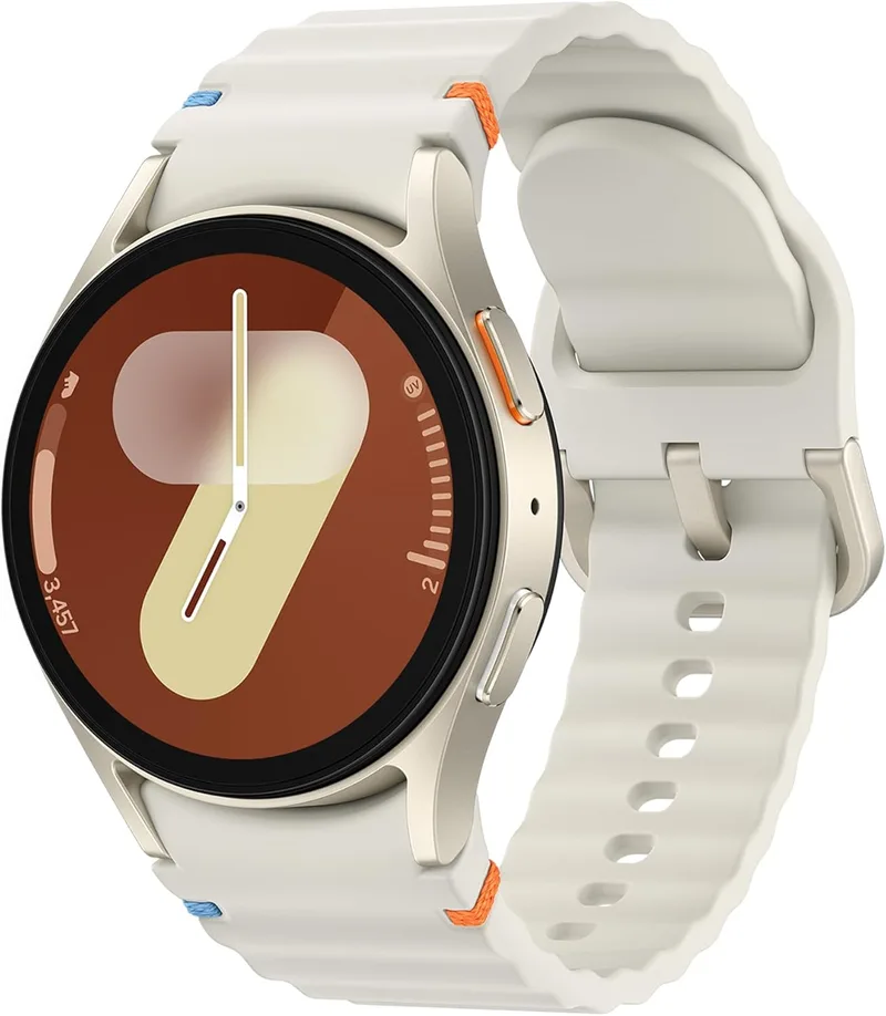 Samsung ▫️ Galaxy Watch7 - LTE, Smartwatch 40 mm, Monitorização da saúde, Monitorização desportiva, Bege, Garantia 3 anos + 1 ano extra (Versão em inglês)