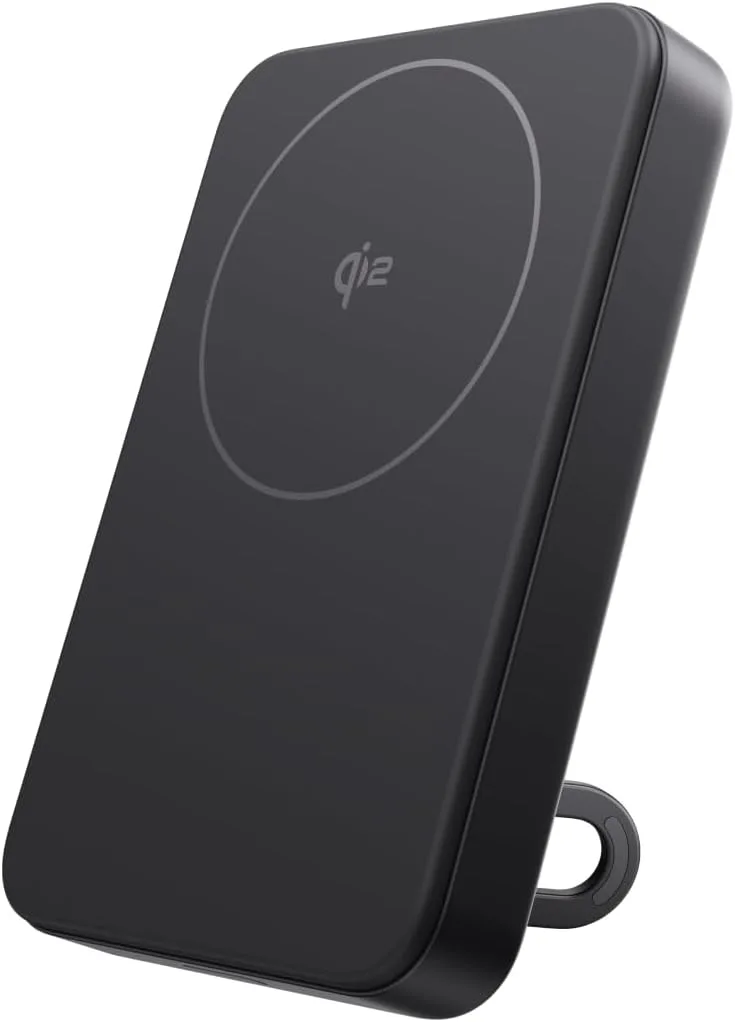 EF ECOFLOW ▫️ EcoFlow Qi2 Powerbank magnético de 10 000 mAh e 15 W, com certificação Qi2, bateria externa sem fios magnética, carregador portátil de 36 W para iPhone 17/16/15 Pro Max, preto