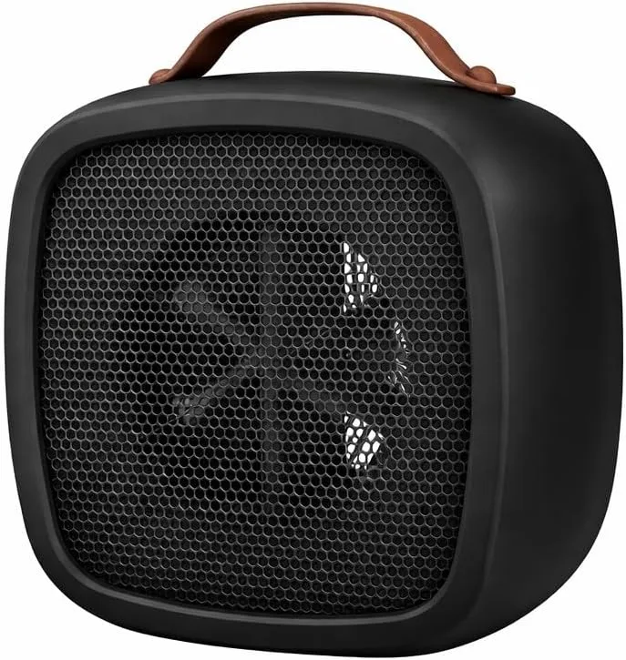 wonderlamp ▫️ Aquecedor Tropico portátil, 500W, aquecimento rápido em 3 segundos, com pega de transporte e desligamento automático, 14,2 x 10,1 x 14,1 cm